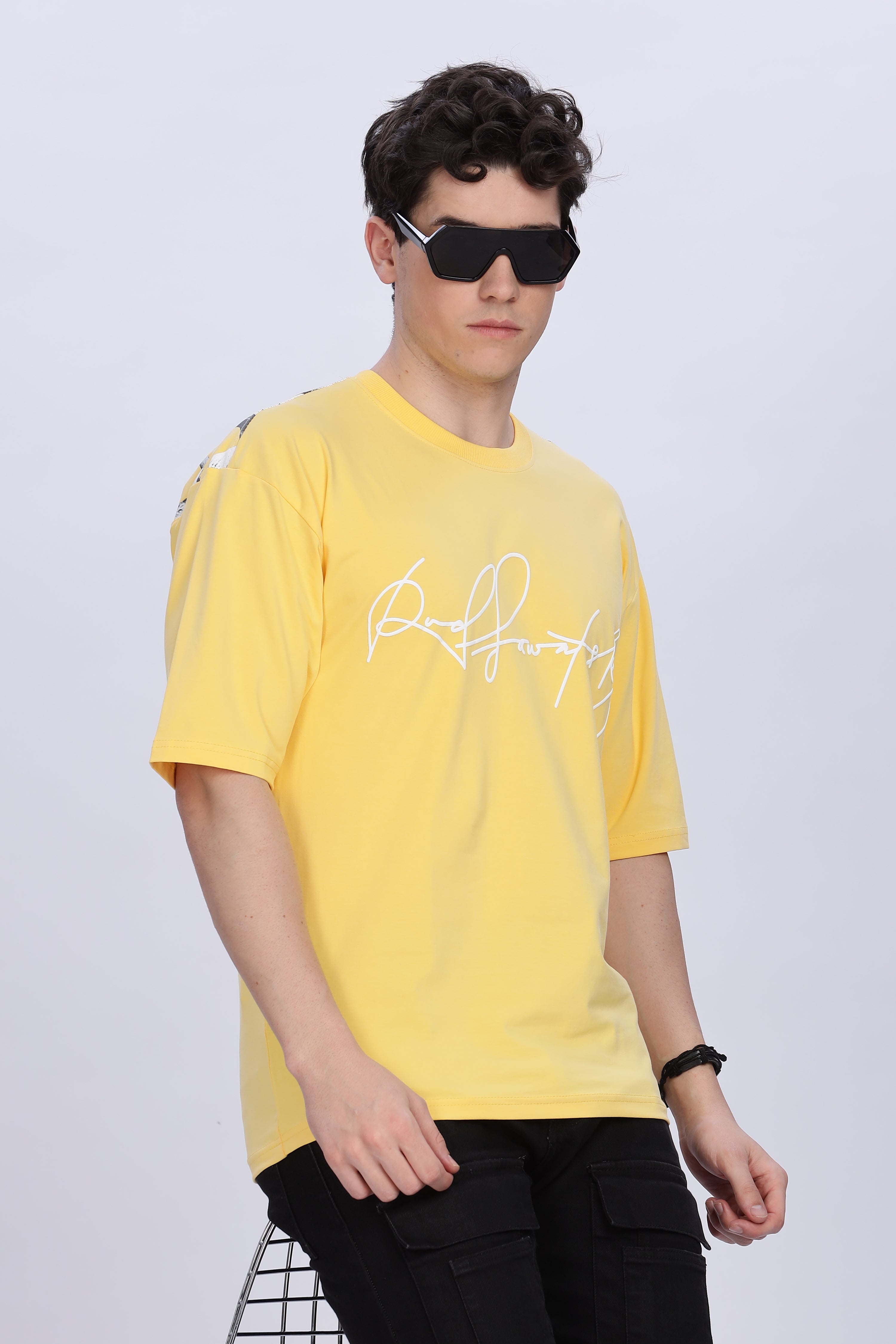 Smoke Firefly Drop T-Shirt – Yellow | Vibrant Streetwear Tee